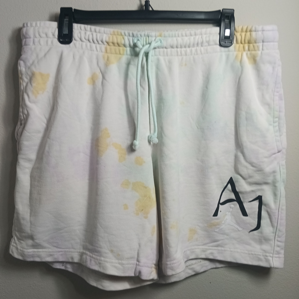 Jordan White Apparel with Red Logo